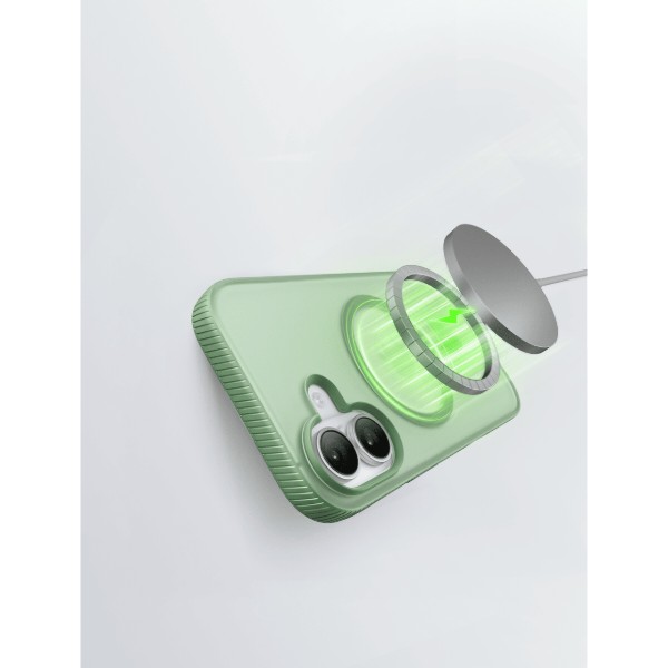 Фото - Чехол для смартфона Belkin for iPhone 17 Magnetic Protective Grip Sage (MSA034HQSE)
