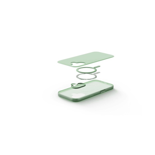 Фото - Чехол для смартфона Belkin for iPhone 17 Magnetic Protective Grip Sage (MSA034HQSE)