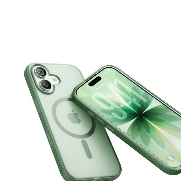 Фото - Чехол для смартфона Belkin for iPhone 17 Magnetic Protective Grip Sage (MSA034HQSE)