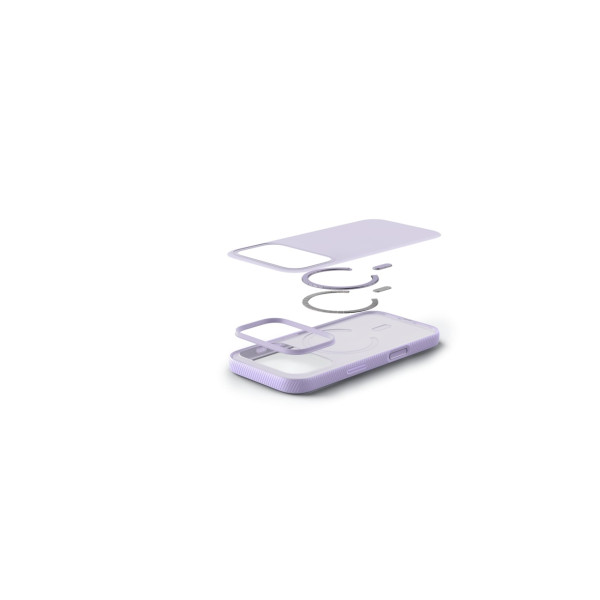 Фото - Чохол для смартфону Belkin for iPhone 17 Pro Magnetic Protective Grip Lavender (MSA035HQLV)