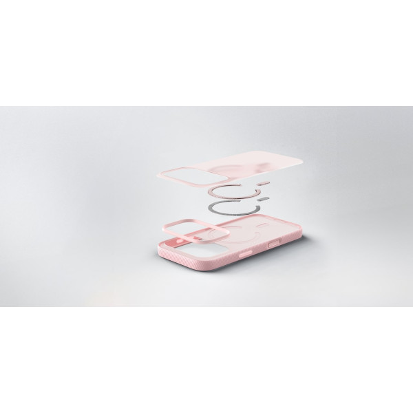 Фото - Чехол для смартфона Belkin for iPhone 17 Pro Magnetic Protective Grip Pink (MSA035HQPK)