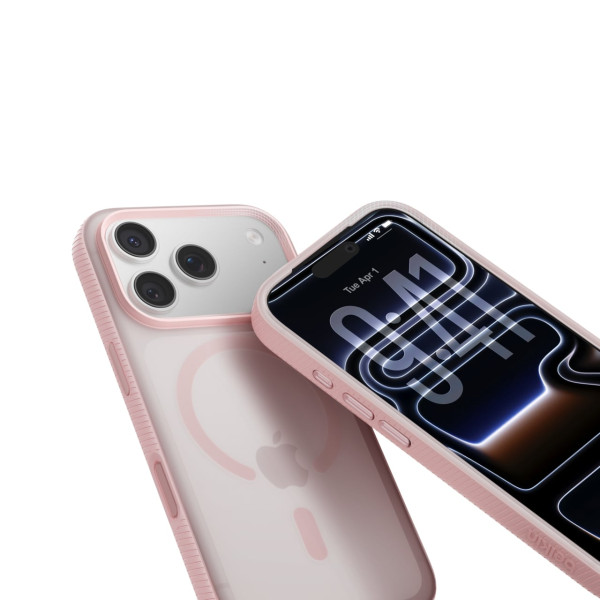 Фото - Чехол для смартфона Belkin for iPhone 17 Pro Magnetic Protective Grip Pink (MSA035HQPK)