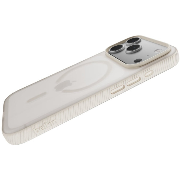 Фото - Чохол для смартфону Belkin for iPhone 17 Pro Magnetic Protective Grip Sand (MSA035HQSA)