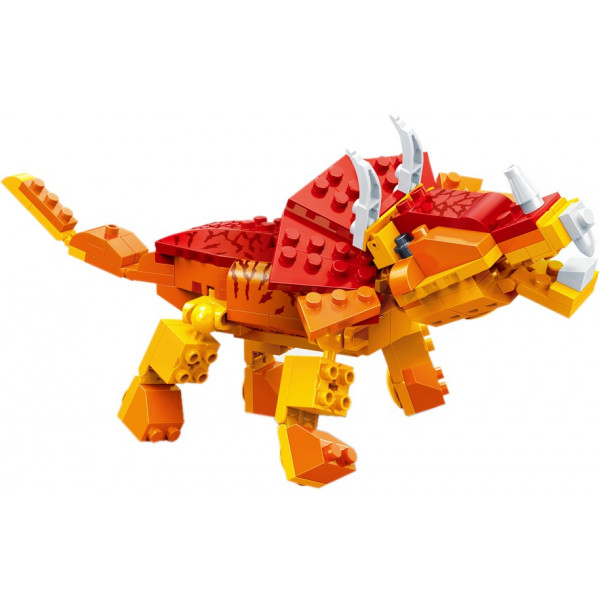 Фото - Пластиковий конструктор Banbao "Динозаври" (125 елм.) Трицератопс (6862)