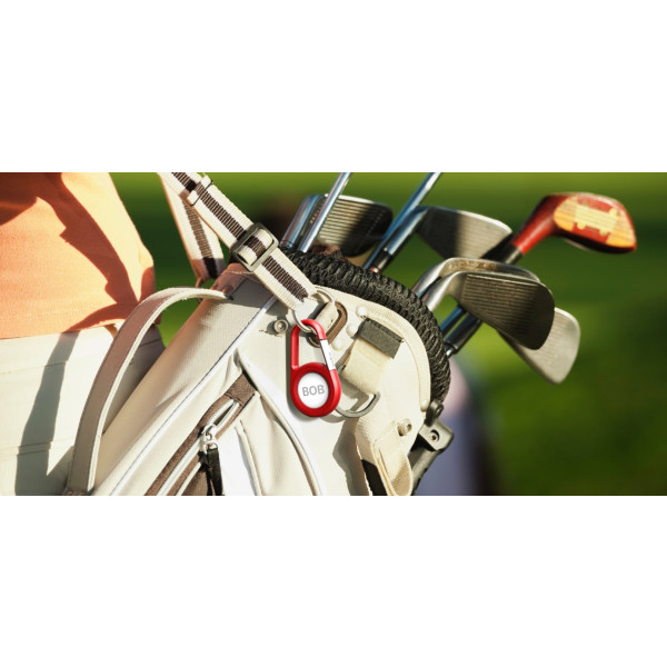 Фото - Чохол для бездротового маяка Belkin Secure Holder Carabiner AirTag Reg (MSC008BTRD)