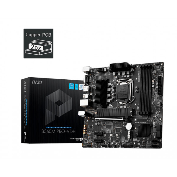 Фото - Материнська плата MSI B560M Pro-VDH