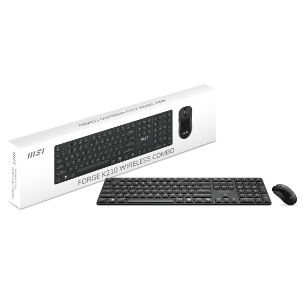 Фото - Клавиатура+мышь беспроводная MSI K210 Black