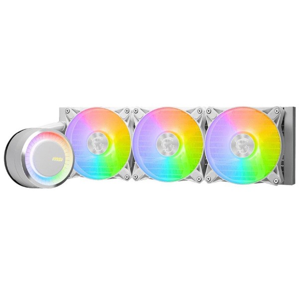 Фото - Водяна система охолодження MSI MAG CoreLiquid E360 White Фото - Водяна система охолодження MSI MAG CoreLiquid E360 White