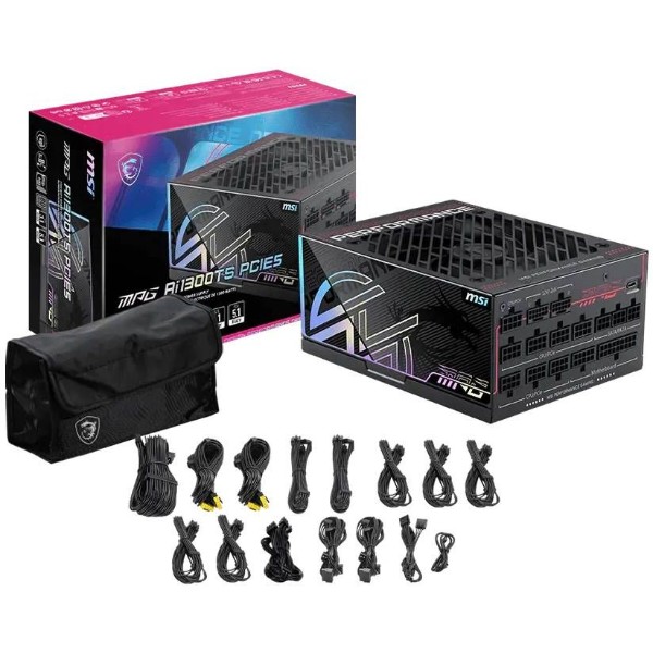 Фото - Блок живлення для ПК MSI MPG Ai1300TS PCIE5
