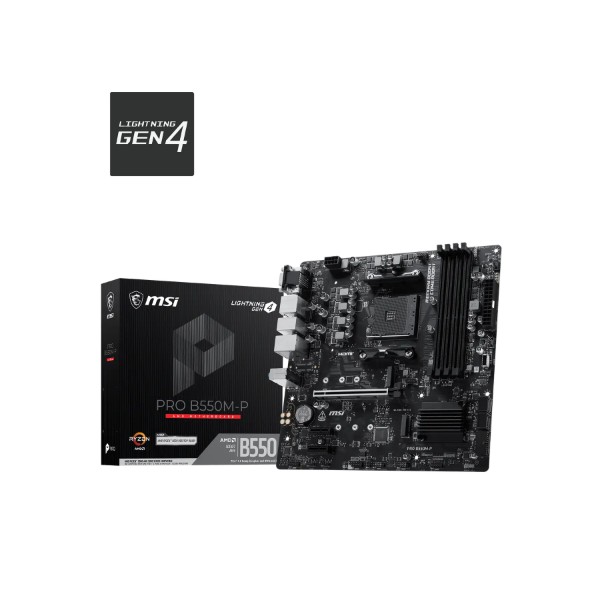Фото - Материнская плата MSI Pro B550M-P Socket AM4
