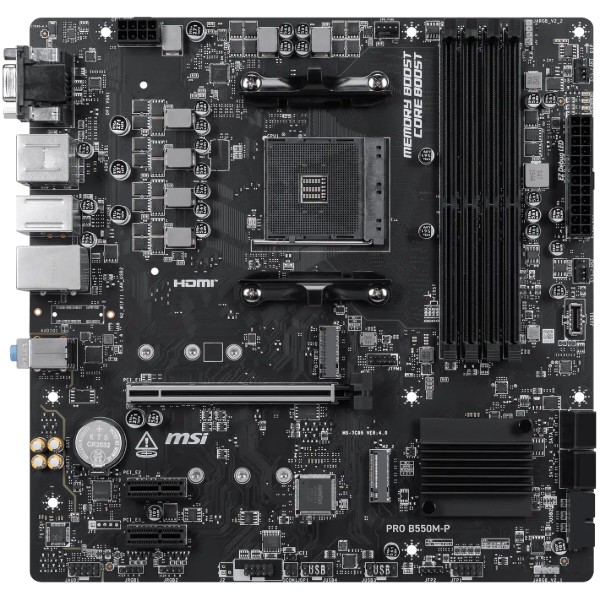 Фото - Материнская плата MSI Pro B550M-P Socket AM4