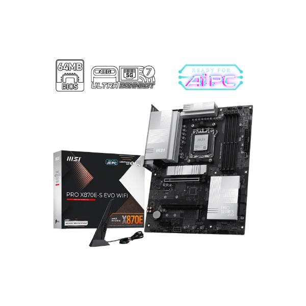 Фото - Материнська плата MSI PRO X870E-S EVO WIFI