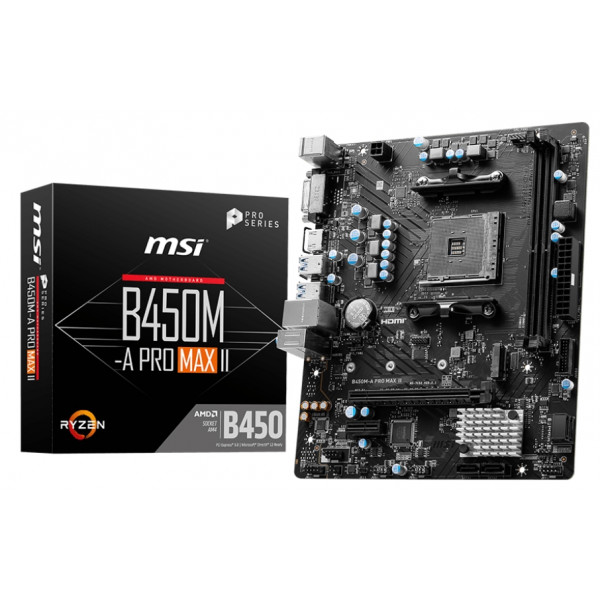 Фото - Материнська плата MSI B450M-A PRO MAX II DDR4