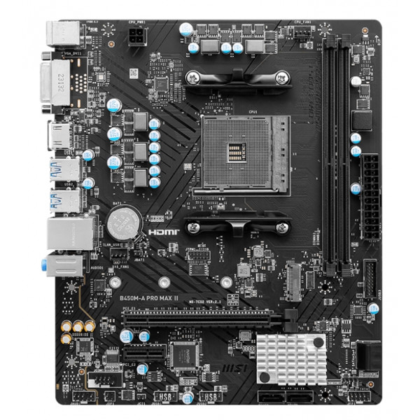 Фото - Материнська плата MSI B450M-A PRO MAX II DDR4