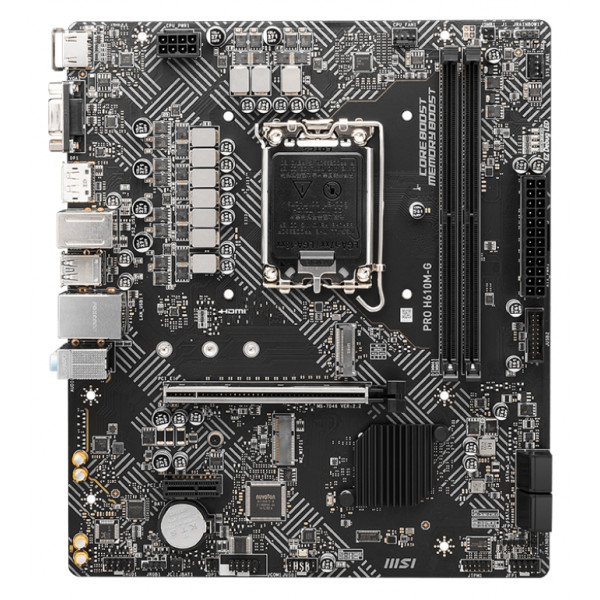 Фото - Материнська плата MSI H610M-G DDR5 Фото - Материнська плата MSI H610M-G DDR5