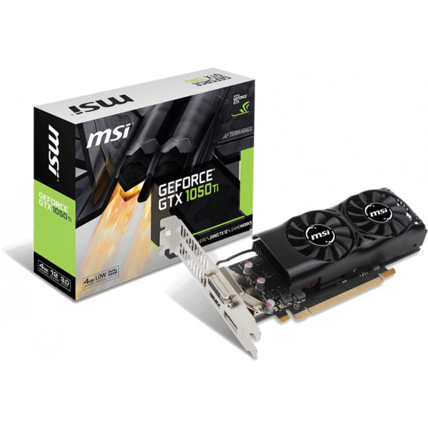 Фото - Видеокарта MSI nVidia GeForce GTX 1050 Ti 4GT Low Profile 4GB GDDR5 128bit (GTX 1050 Ti 4GT LP)