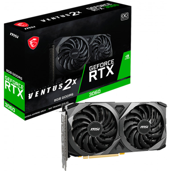 Фото - Відеокарта MSI Nvidia GeForce RTX 3060 VENTUS 2X 8G OC