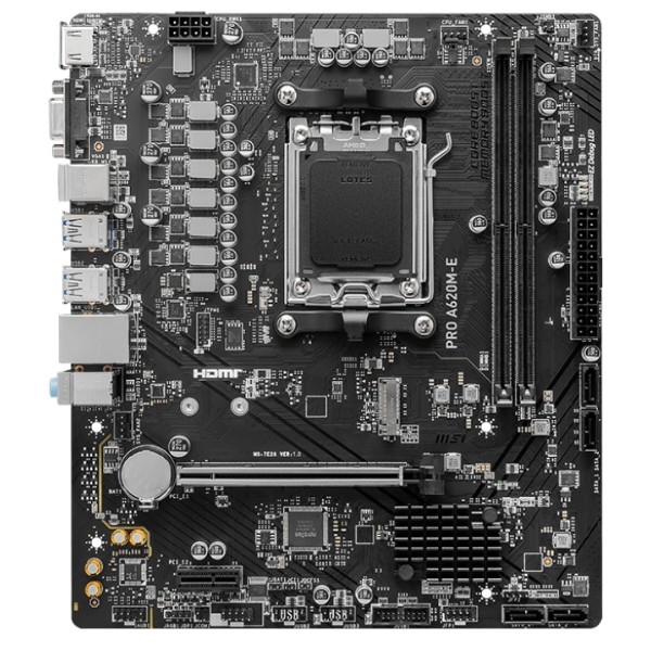 Фото - Материнская плата MSI PRO A620M-E