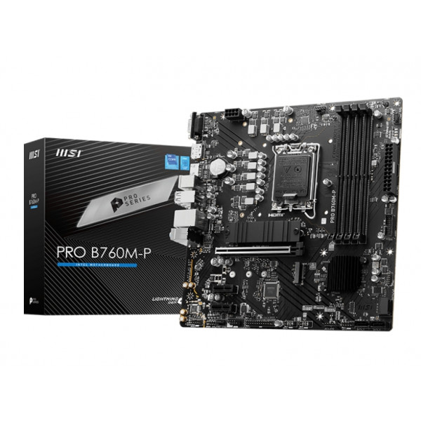 Фото - Материнська плата MSI PRO B760M-P DDR5
