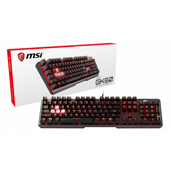 Фото - Клавиатура проводная игровая MSI Vigor GK60 CR RU