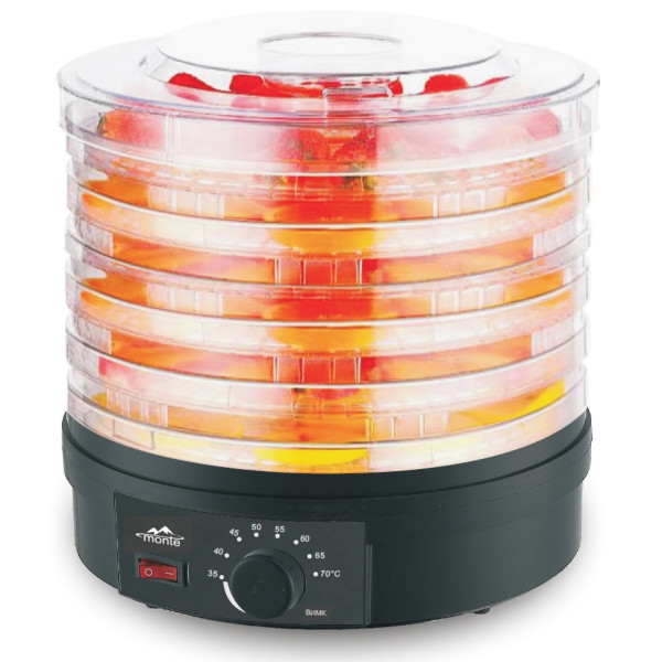 Фото - Сушарка для фруктів та овочів Monte МТ-1661