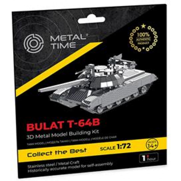 Фото - Металевий конструктор Metal Time Bulat T-64 Булат український танк (MT059)