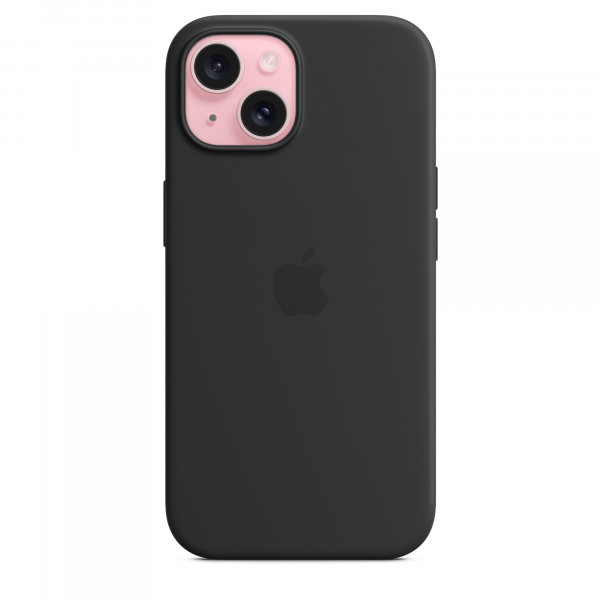 Фото - Чохол для смартфону Apple Silicone Case with MagSafe iPhone 15 Black (MT0J3)