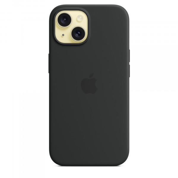 Фото - Чохол для смартфону Apple Silicone Case with MagSafe iPhone 15 Black (MT0J3)