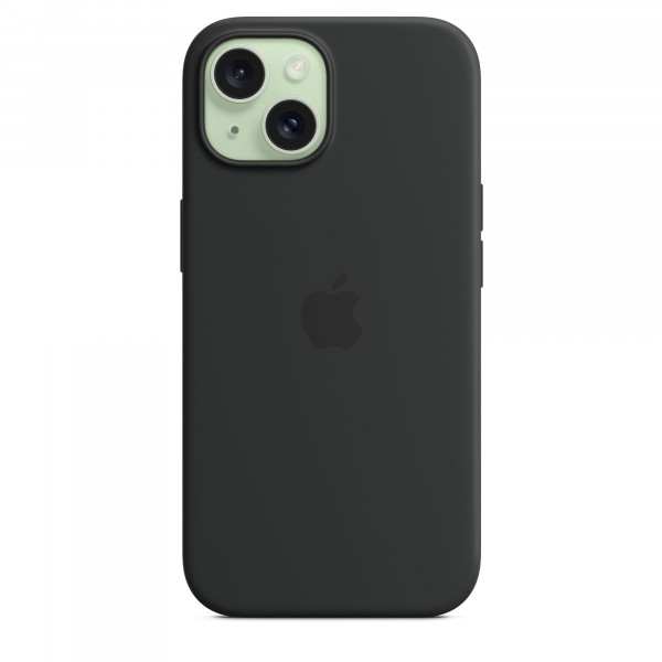 Фото - Чохол для смартфону Apple Silicone Case with MagSafe iPhone 15 Black (MT0J3)