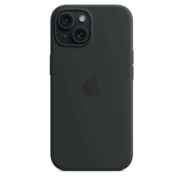 Фото - Чохол для смартфону Apple Silicone Case with MagSafe iPhone 15 Black (MT0J3)