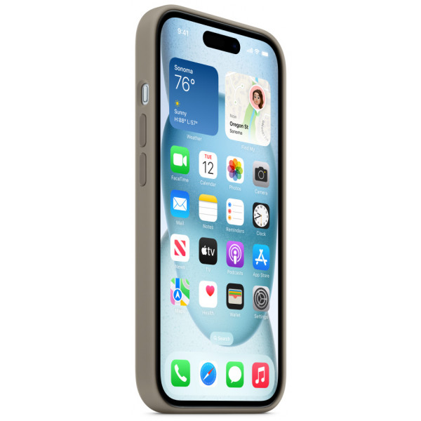 Фото - Чехол для смартфона Apple Silicone Case with MagSafe iPhone 15 Clay (MT0Q3)