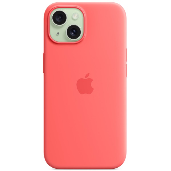 Фото - Чохол для смартфону Apple Silicone Case with MagSafe iPhone 15 Guava (MT0V3)