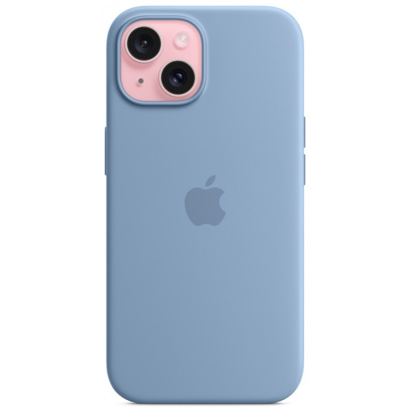 Фото - Чохол для смартфону Apple Silicone Case with MagSafe iPhone 15 Winter Blue (MT0Y3)