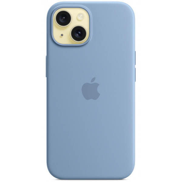 Фото - Чохол для смартфону Apple Silicone Case with MagSafe iPhone 15 Winter Blue (MT0Y3)