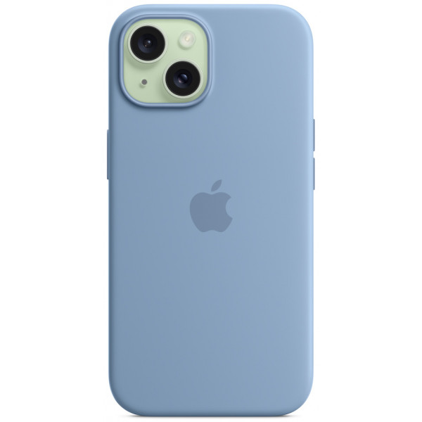 Фото - Чохол для смартфону Apple Silicone Case with MagSafe iPhone 15 Winter Blue (MT0Y3)