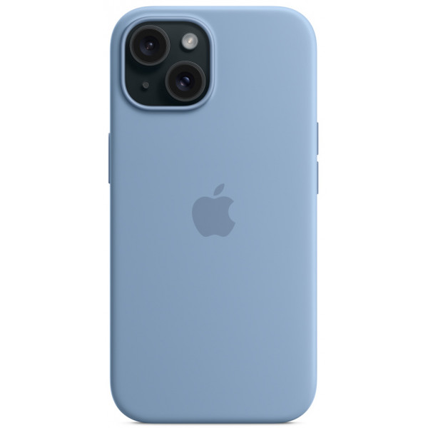 Фото - Чохол для смартфону Apple Silicone Case with MagSafe iPhone 15 Winter Blue (MT0Y3)