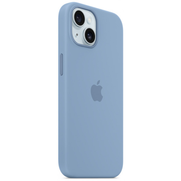 Фото - Чохол для смартфону Apple Silicone Case with MagSafe iPhone 15 Winter Blue (MT0Y3)