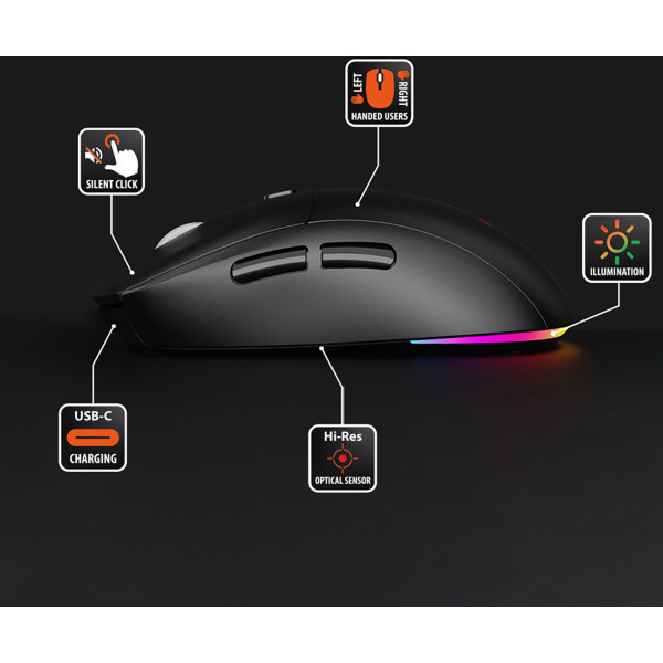 Фото - Мышь беспроводная Media-Tech MT1124 Black