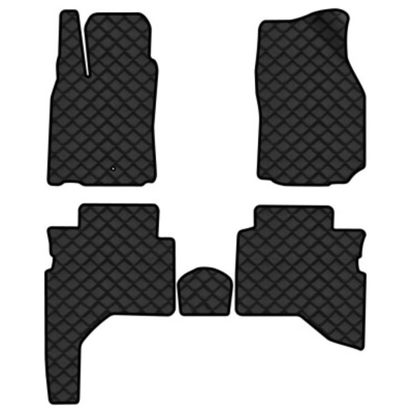 Фото - Коврики из экокожи в салон авто EVAtech для Pajero Sport Mitsubishi 1997-2008 1 поколение SUV EU (MT11802C5LA1BBLB)