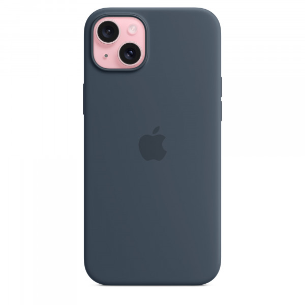 Фото - Чохол для смартфону Apple Silicone Case with MagSafe iPhone 15 Plus Storm Blue (MT123)