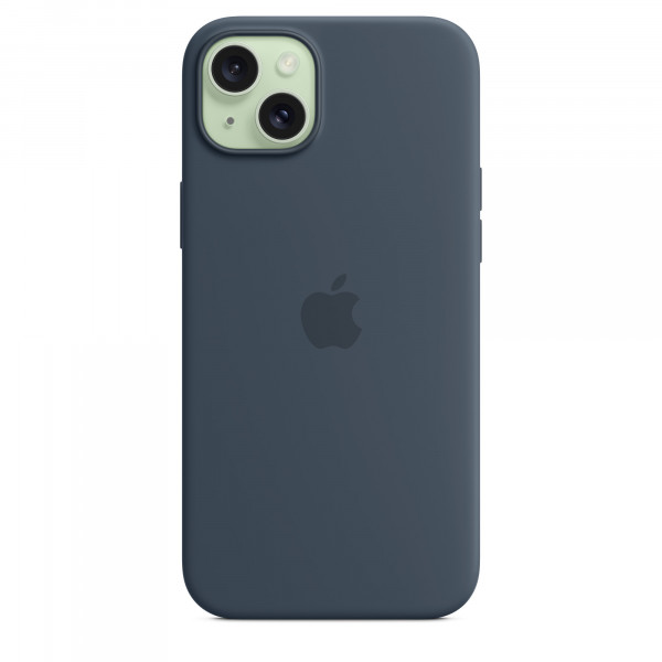 Фото - Чохол для смартфону Apple Silicone Case with MagSafe iPhone 15 Plus Storm Blue (MT123)