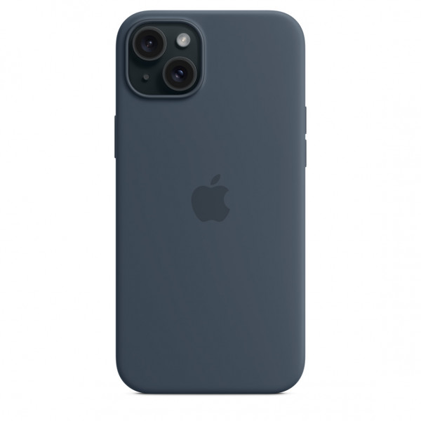 Фото - Чохол для смартфону Apple Silicone Case with MagSafe iPhone 15 Plus Storm Blue (MT123)