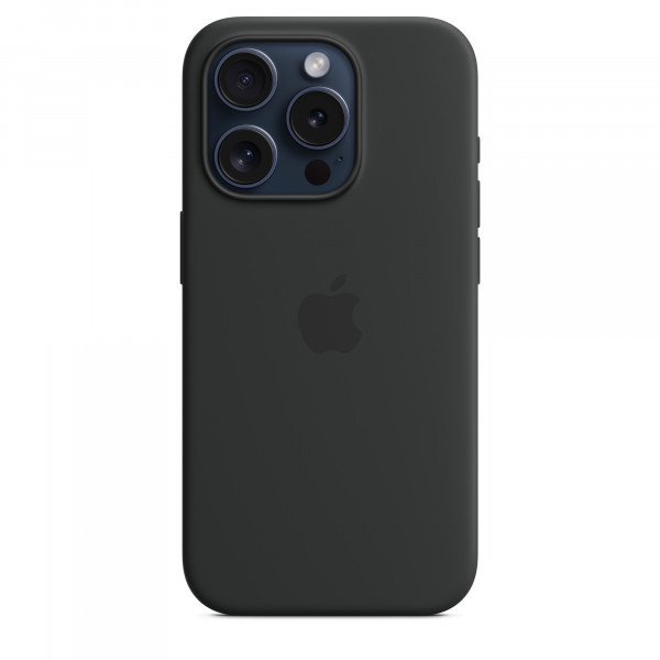 Фото - Чехол для смартфона Apple Silicone Case with MagSafe iPhone 15 Pro Black (MT1A3)