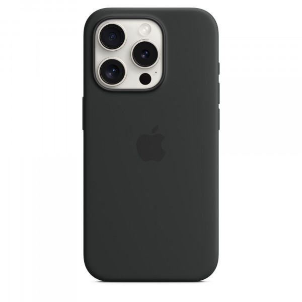 Фото - Чехол для смартфона Apple Silicone Case with MagSafe iPhone 15 Pro Black (MT1A3)