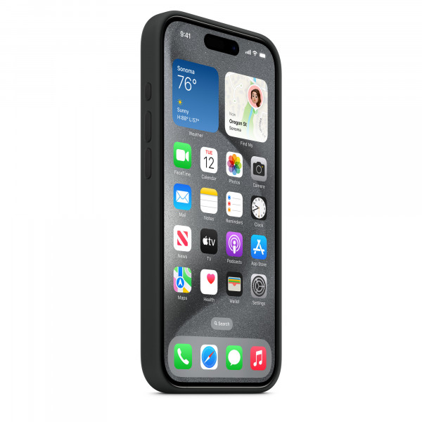 Фото - Чехол для смартфона Apple Silicone Case with MagSafe iPhone 15 Pro Black (MT1A3)