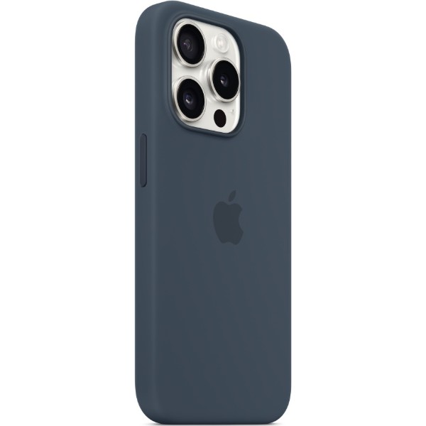 Фото - Чехол для смартфона Apple Silicone Case with MagSafe iPhone 15 Pro Storm Blue (MT1D3)