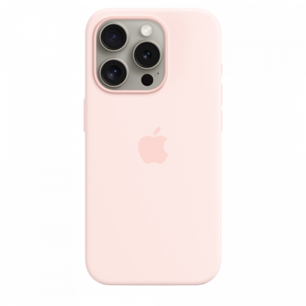 Фото - Чохол для смартфону Apple Silicone Case with MagSafe iPhone 15 Pro Light Pink (MT1F3)