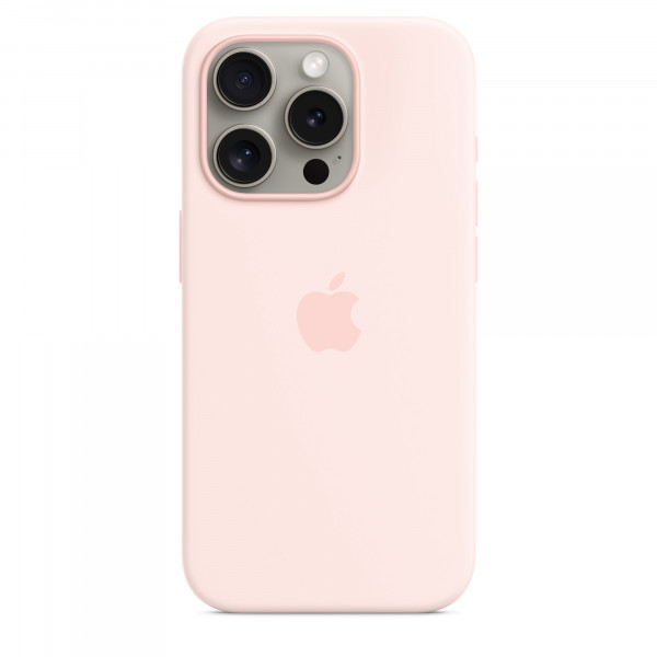 Фото - Чохол для смартфону Apple Silicone Case with MagSafe iPhone 15 Pro Light Pink (MT1F3)