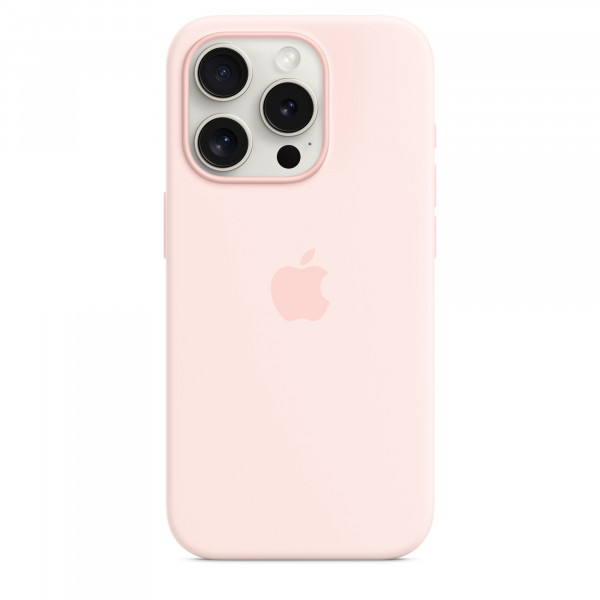 Фото - Чохол для смартфону Apple Silicone Case with MagSafe iPhone 15 Pro Light Pink (MT1F3)