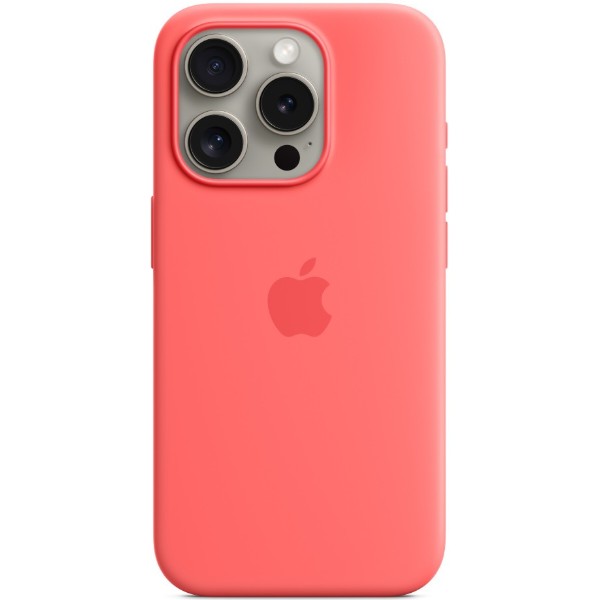 Фото - Чохол для смартфону Apple Silicone Case with MagSafe iPhone 15 Pro Guava (MT1G3)